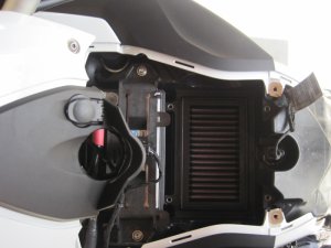 BMW F800ST Motorcycle Direct Fit Air Filter - K&N Engineering - High-flow - `06-`10 BMW F800ST Motorcycle Direct Fit Air Filter - K&N Engineering - High-flow - `06-`10